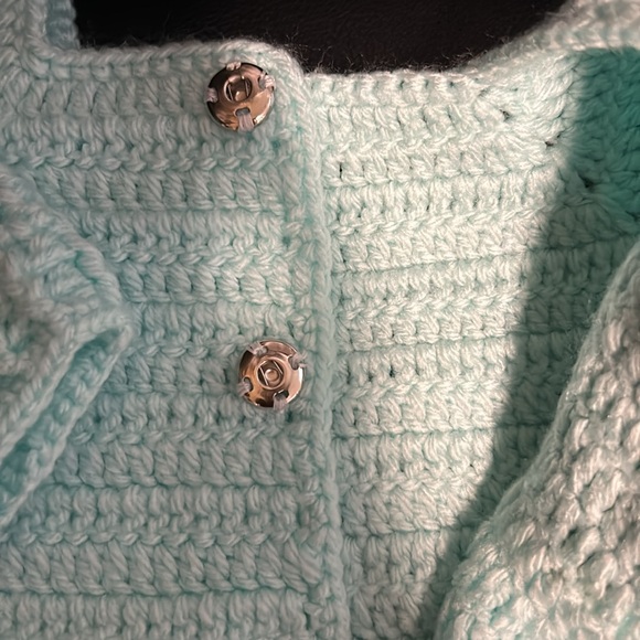 Crochet newborn outfit- frog - Picture 4 of 7